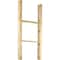 Ekena Millwork 15"W x 36"H x 3 1/2"D Vintage Farmhouse 2 Rung Ladder, Barnwood Decor Collection, Natural Barnwood DECR015X036X04LDRUF - alternate 1
